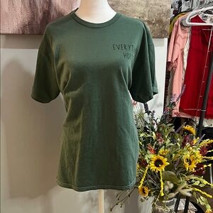 Green Graphic Tee - Everything Hurts (R)